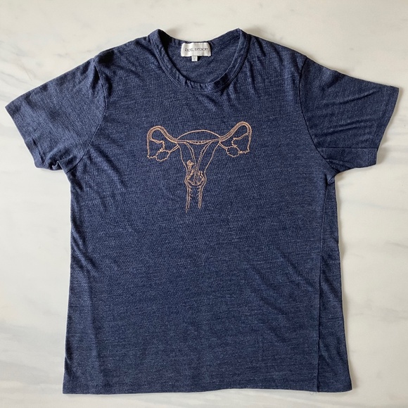 RARE Rachel Antonoff NWOT Rare Reproductive System Tee L - Picture 1 of 5